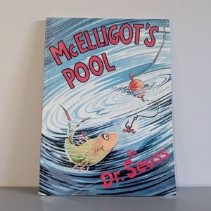 1947, 1974 McElligot's Pool Banned Dr Seuss softcover book Vintage Collectible